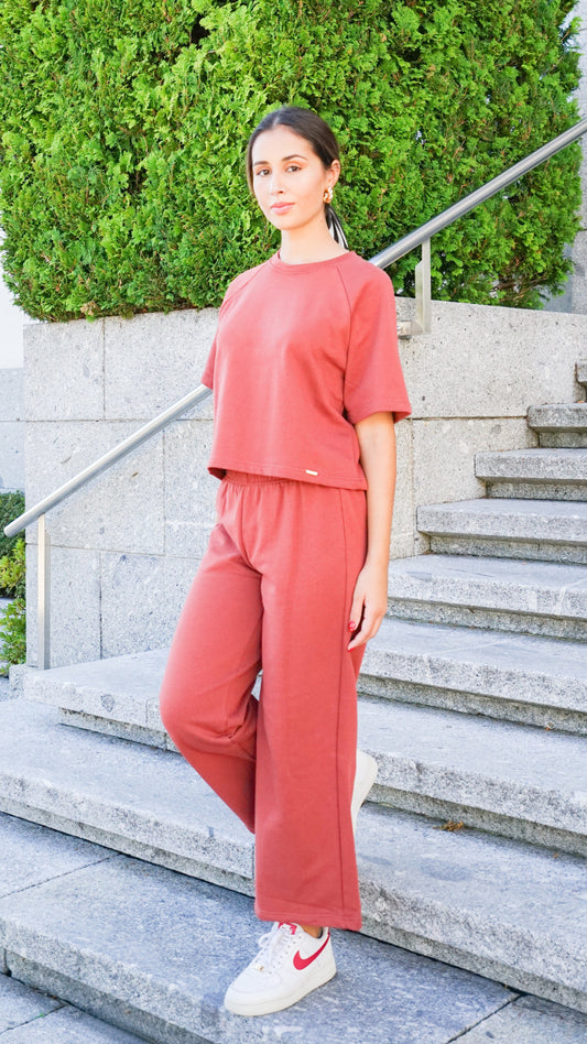 Conjunto Rhea castanho