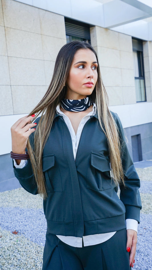 Conjunto Calças e Casaco